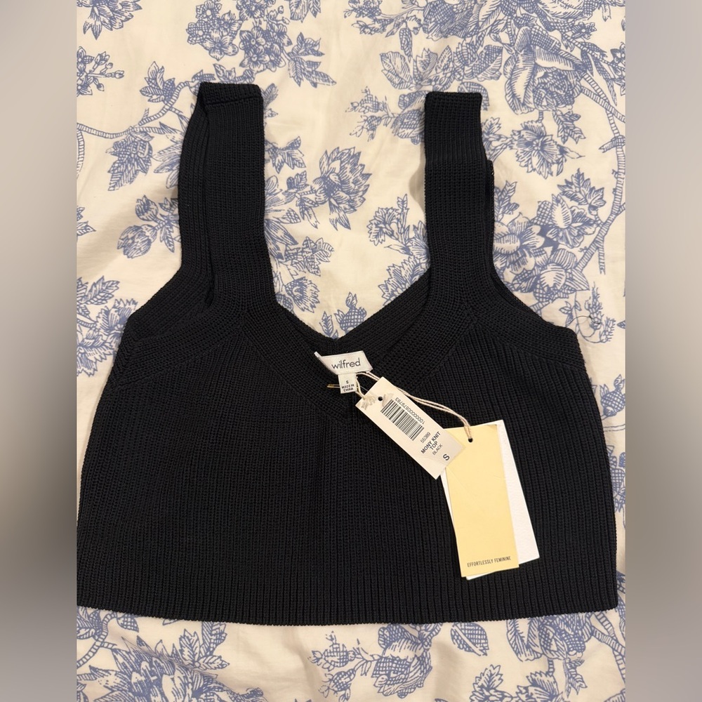Aritzia Wilfred Mony Knit Tank Top